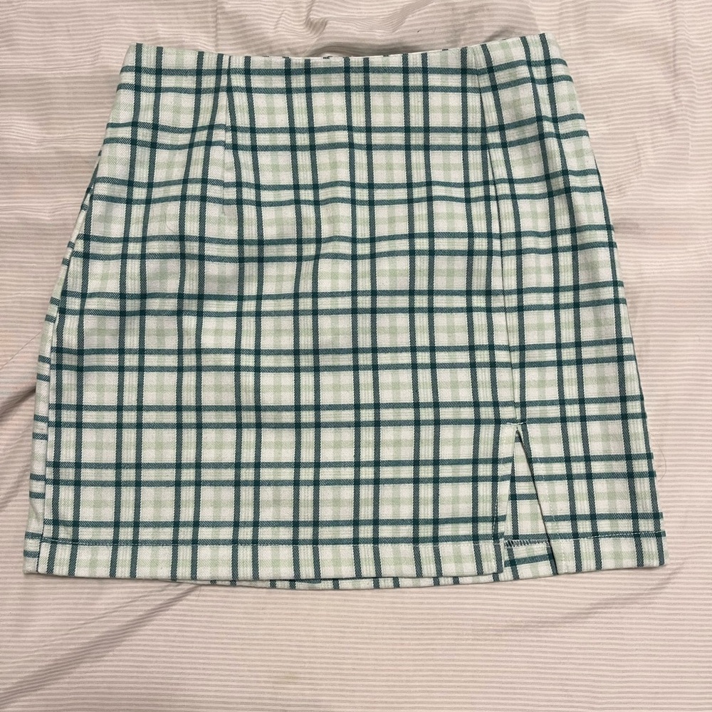 WILD FABLE A-line Plaid Skirt